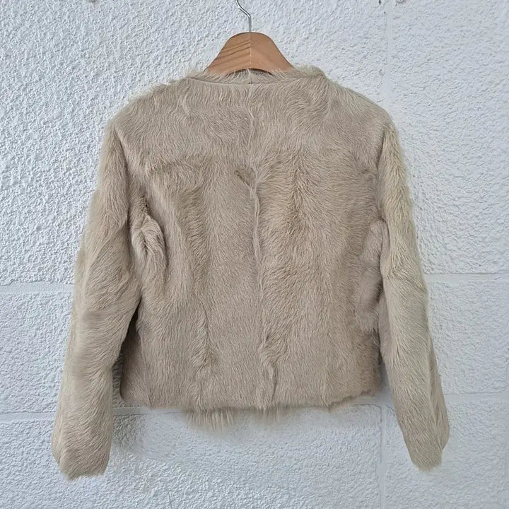 [BUNJANG] Fox Fur Mink Rabbit Rex Shearling Jacket / 폭스카라 밍크 토끼 렉스 양털 자켓