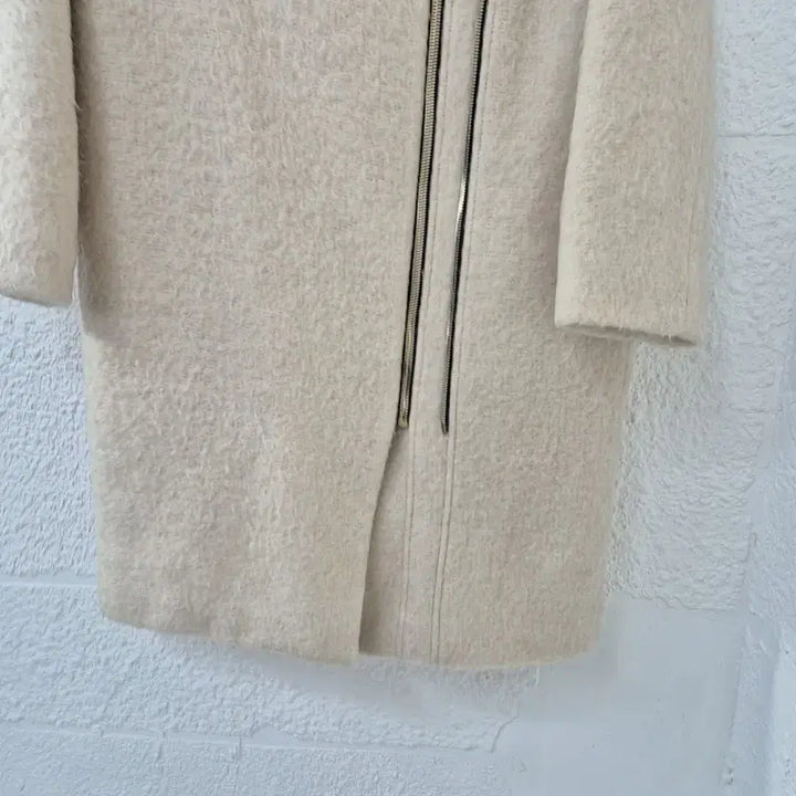 [BUNJANG] Sandro Zipper Detail Oversized Wool Coat / 산드로 지퍼 디테일 오버핏 코트