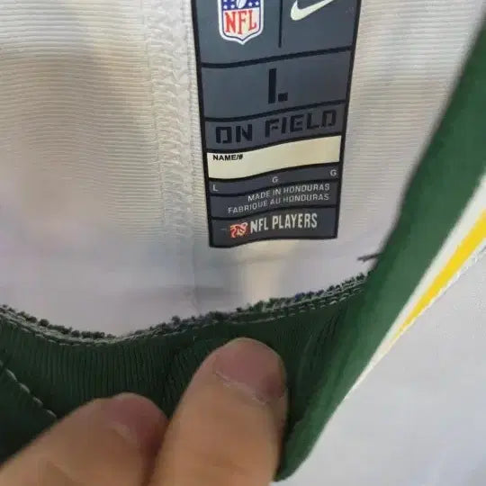 [BUNJANG] Nike NFL Green Bay Packers Rugby Jersey / 나이키 nfl 그린베이 패커스 럭비져지 반팔 L