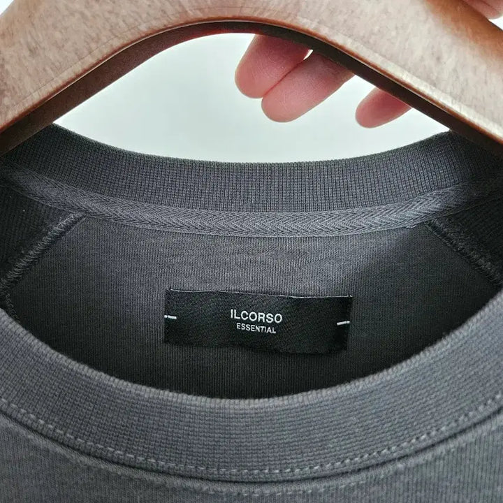 [BUNJANG] Il Corso Charcoal Oversized Sweatshirt / 일꼬르소 차콜 맨투맨