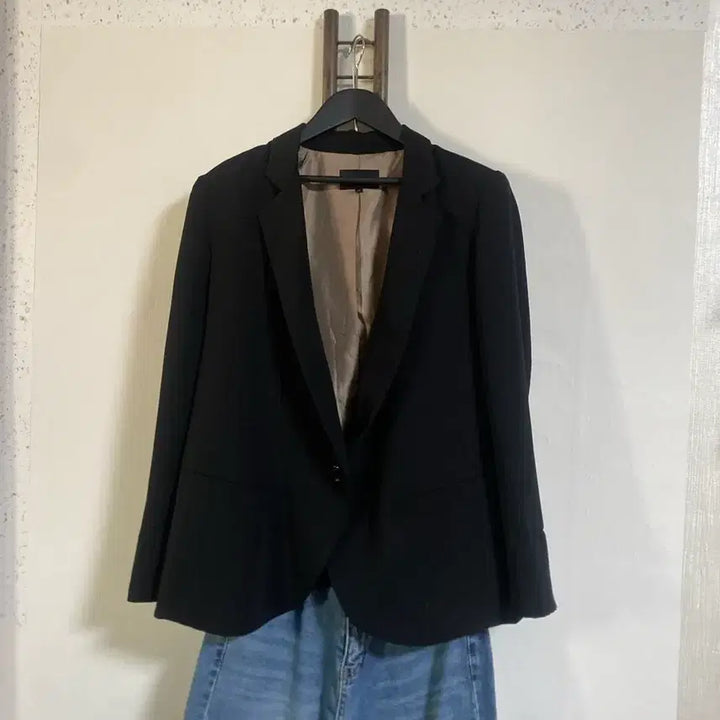 [BUNJANG] Compagna Black Jacket / 꼼빠니아 블랙자켓 큰66-작은77