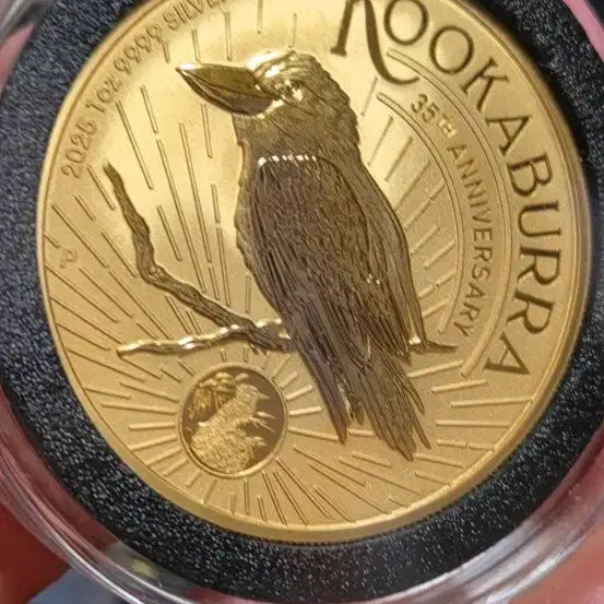 [BUNJANG] Kookaburra 30th Anniversary Gold Plated Silver Coin / 쿠카부라 30주년 기념 금도금은화