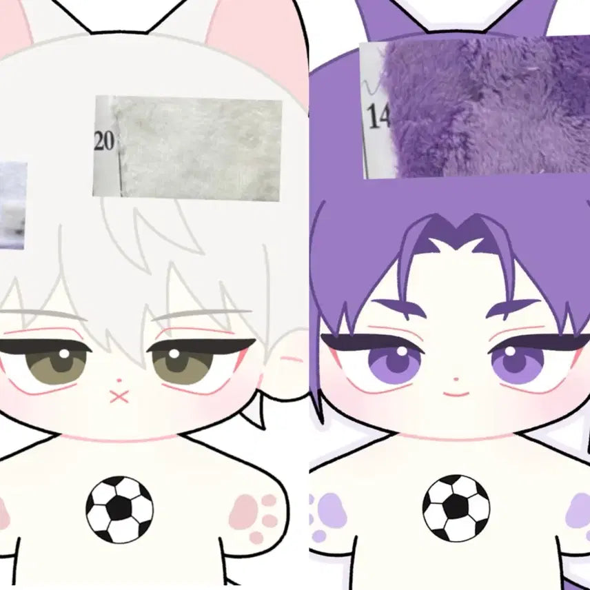 [SOLD OUT] 블루록 나기 세이시로 미카게 레오 나기레오 개인제작 갠제 10cm 솜인형