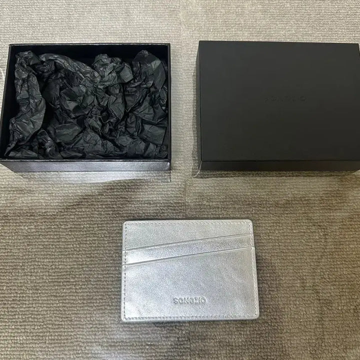 [BUNJANG] Songzio Homme Silver Card Wallet / 송지오옴므 카드 지갑 [ 새상품 ]