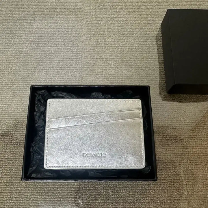 [BUNJANG] Songzio Homme Silver Card Wallet / 송지오옴므 카드 지갑 [ 새상품 ]