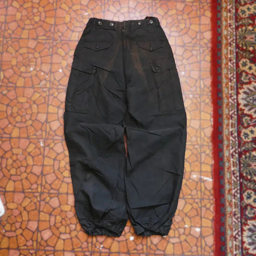 [BUNJANG] US Army M-51 Field Pants Black Dyed Vintage Cargo Trousers / [M] 미군 M-51 필드 팬츠 블랙 다잉 빈티지 카고 팬츠
