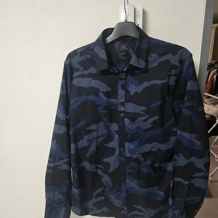 [BUNJANG] Armani Exchange Camouflage Military Shirt (Men&