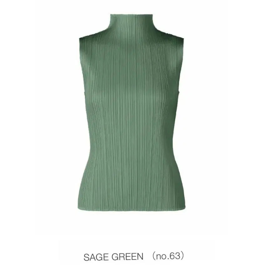 [BUNJANG] Pleats Please Sleeveless Tank Top / 플리츠플리즈 민소매 나시탑~