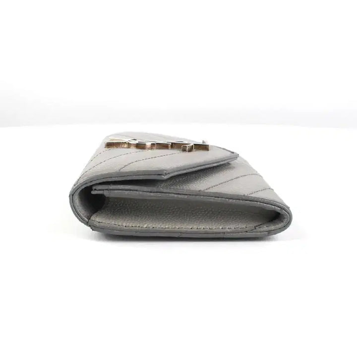 [BUNJANG] Saint Laurent Cassandra Monogram Card Wallet / [중고명품다올] 생로랑 카산드라 모노그램 플랩 카드 지갑 414404