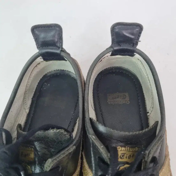 [BUNJANG] Onitsuka Tiger Mexico 66 Black Leather Sneakers / 효자빈티지 260 오니츠카타이거 멕시코66 블랙레더