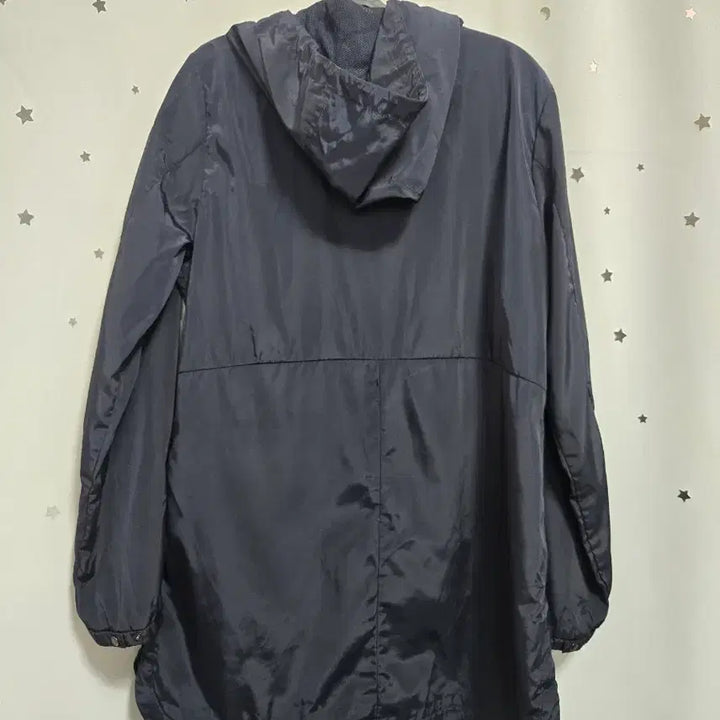 [BUNJANG] M-Limited Navy Hooded Windbreaker Jacket / 엠리밋 네이비 바람막이 후드 자켓