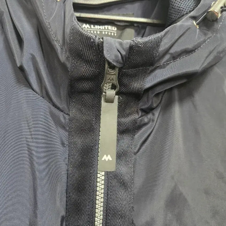 [BUNJANG] M-Limited Navy Hooded Windbreaker Jacket / 엠리밋 네이비 바람막이 후드 자켓