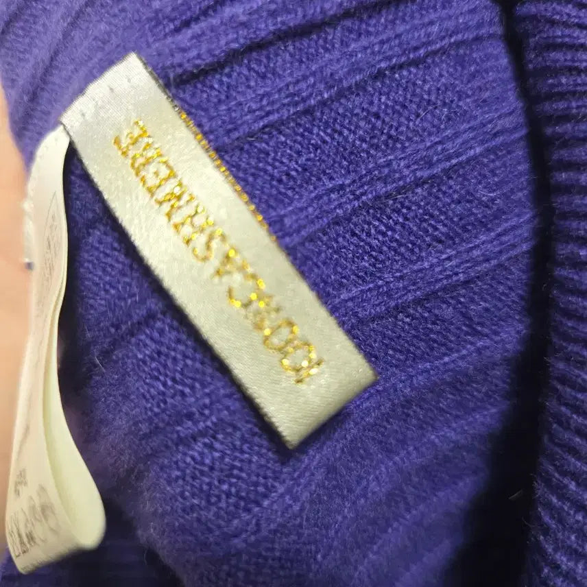 [BUNJANG] Cashmere 100% Polo Knit Sweater / 캐시미어 100% 폴라 니트 스웨터 M/6