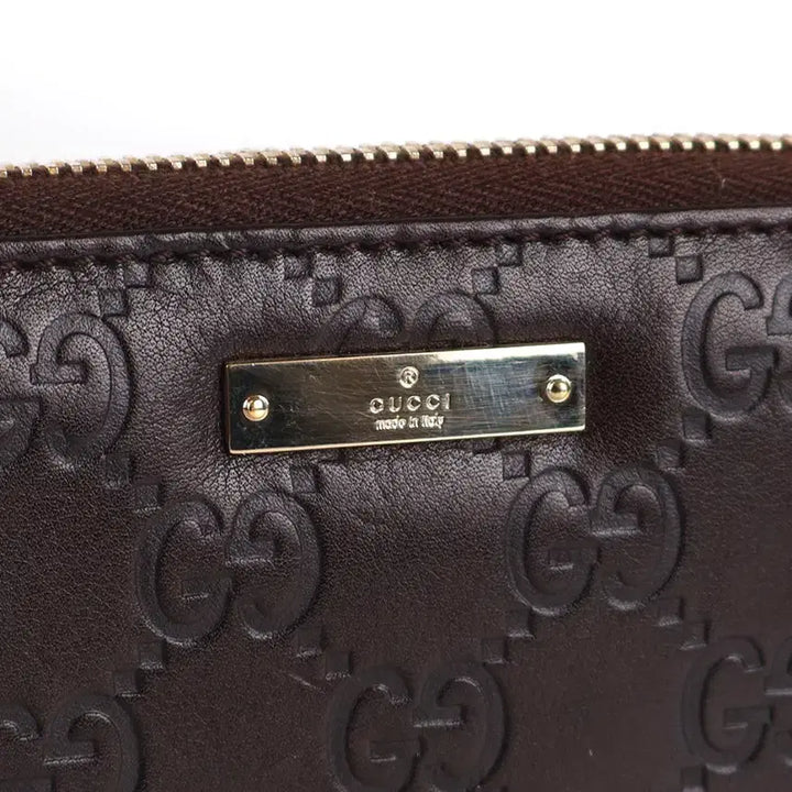 [BUNJANG] Gucci Sima Zip Wallet Long Wallet 112724 / [중고명품다올] 구찌 씨마 지피월릿 장지갑 112724