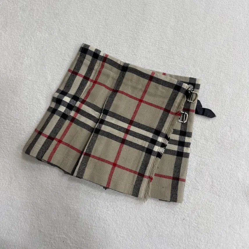[BUNJANG] Burberry Kids Check Belted Skirt / 155 버버리 키즈 벨트 체크 스커트 0320T