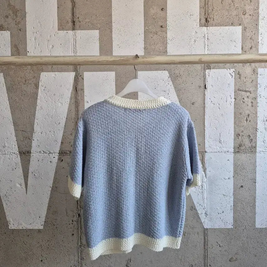 [BUNJANG] Tweed Short Sleeve Cardigan / 트위드 시원한느낌 반팔가디건 (SB8