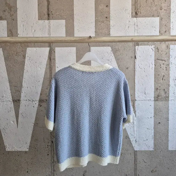 [BUNJANG] Tweed Short Sleeve Cardigan / 트위드 시원한느낌 반팔가디건 (SB8