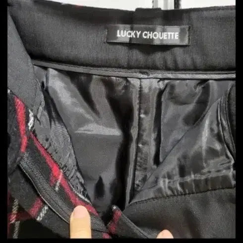 [BUNJANG] Lucky Chouette Checkered Shorts 55 / 럭키슈에뜨 반바지 55