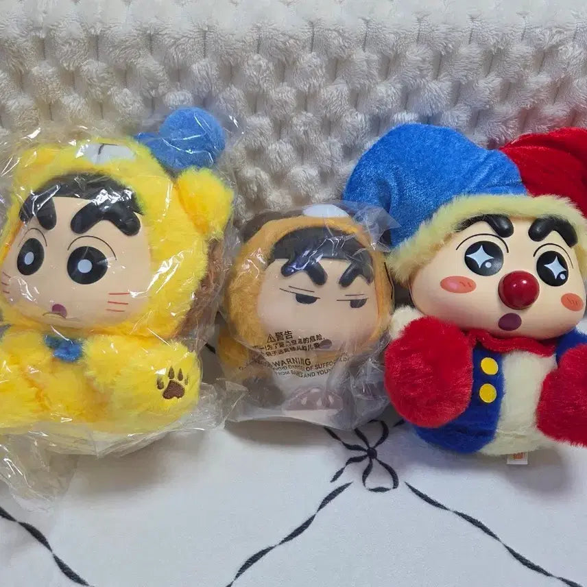 [BUNJANG] Crayon Shin-chan Circus Plush Doll Set / 짱구 서커스 봉제인형 세트 새상품 일괄판매