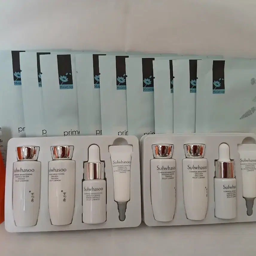 [BUNJANG] Primera Lotus Mask Pack 10 Sheets + Sulwhasoo Overnight Vitalizing 4-Piece Kit / 프리메라 마스크팩 10매 +설화수 자정 4종키트 2개 증정