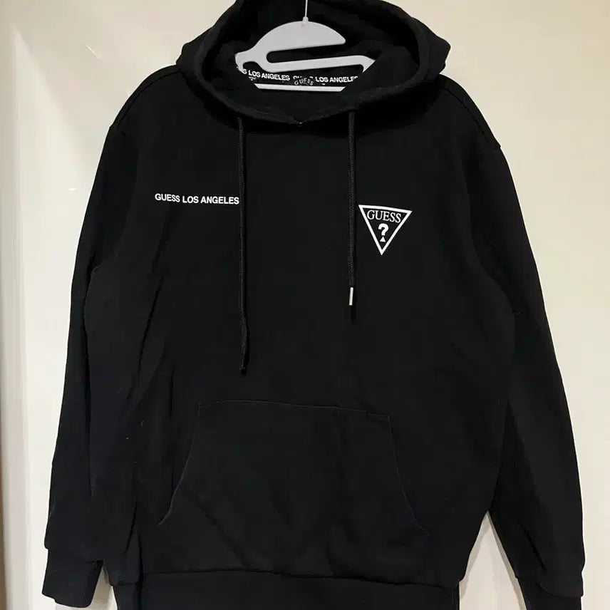 [BUNJANG] Guess Black Logo Hoodie (M) / (M)게스 블랙 로고 후드티