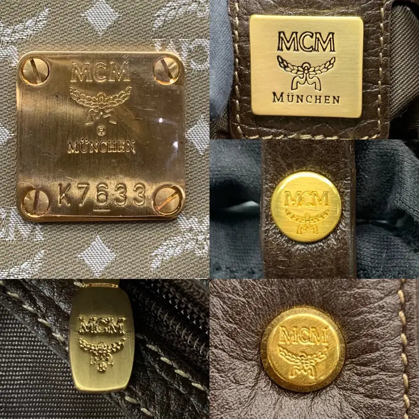 [BUNJANG] MCM Nylon Canvas Shoulder Bag 3-Piece Set / 257000394 엠씨엠 나일론, 캔버스, 숄더백 3set