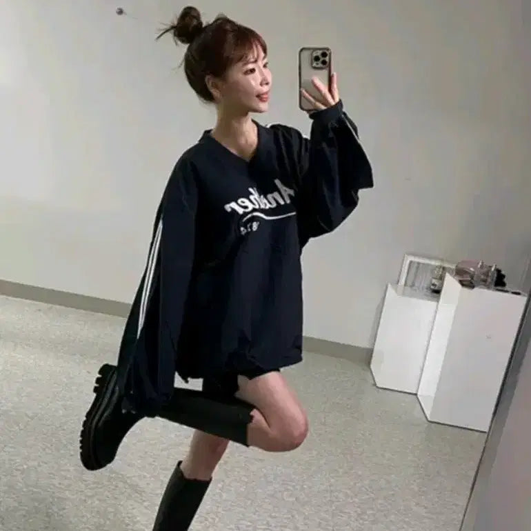 [BUNJANG] TIBBATT Revcity Anorak Sweatshirt / 티티바트 레브시티 아노락 맨투맨