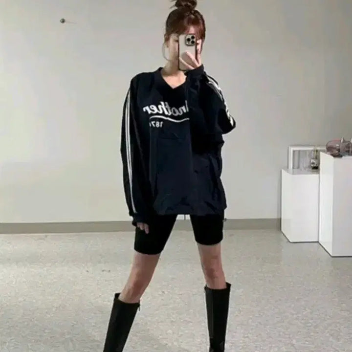 [BUNJANG] TIBBATT Revcity Anorak Sweatshirt / 티티바트 레브시티 아노락 맨투맨