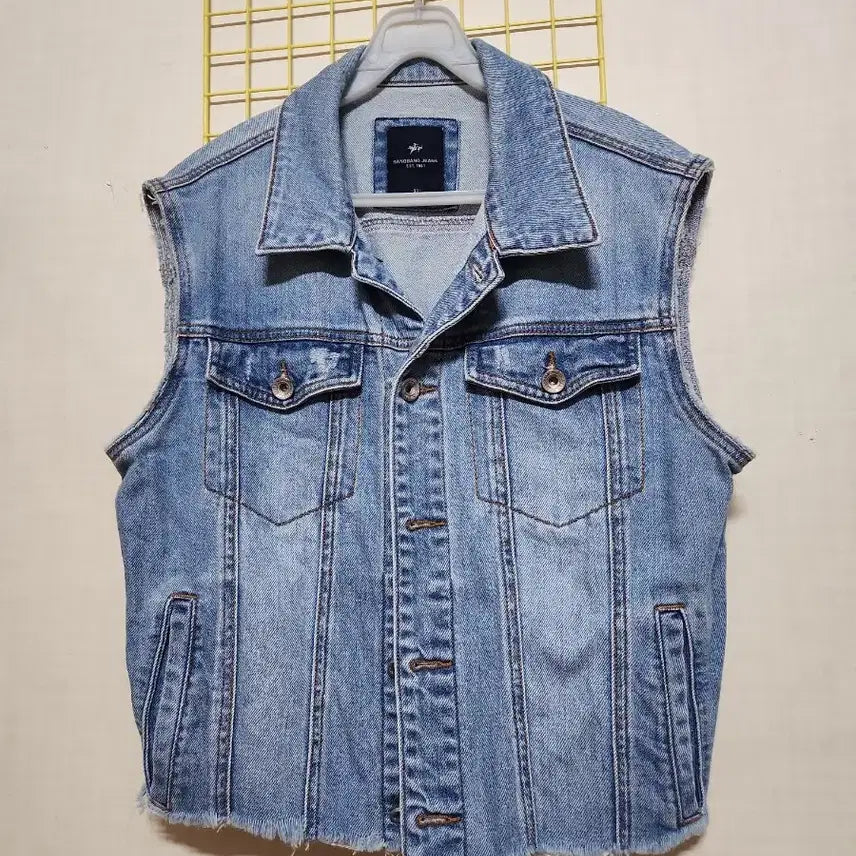[BUNJANG] BANABANA Denim Vest Light Blue / 바나바나 데님 베스트 청조끼