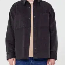 [SOLD OUT] TBJ 세미오버핏 코듀로이 아우터형 셔츠 차콜 L