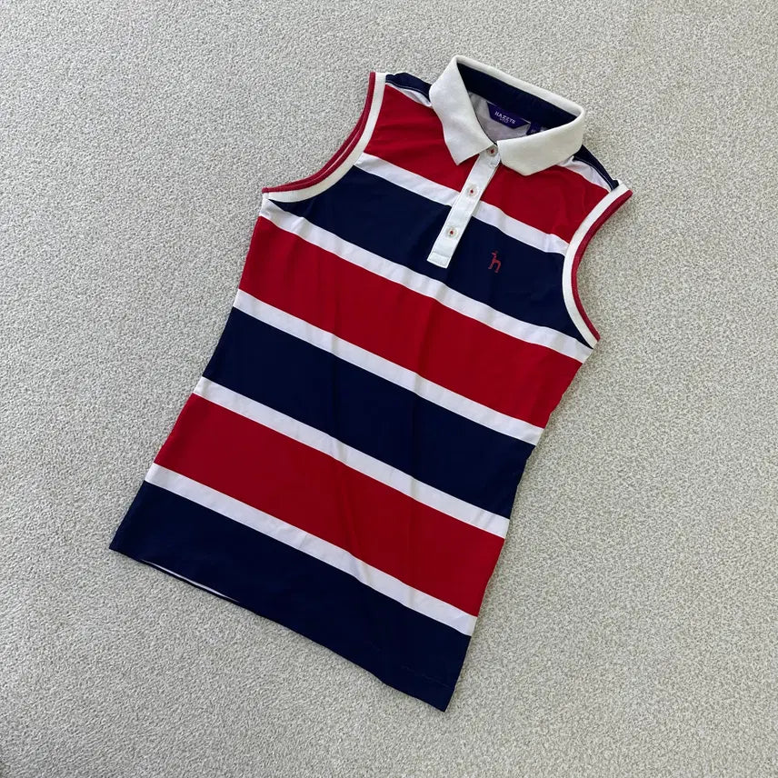 [BUNJANG] Hazzys Golf Sleeveless Polo Shirt / 85 헤지스 골프 카라 나시 티셔츠 0320D