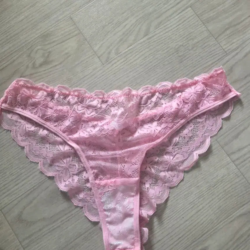 [SOLD OUT] 레이스 핑크 여성 삼각팬티