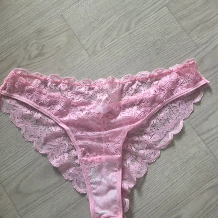 [SOLD OUT] 레이스 핑크 여성 삼각팬티