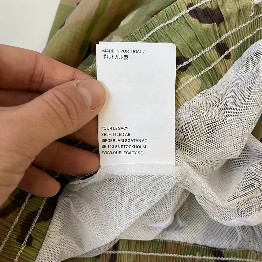 [BUNJANG] Our Legacy Workshop Running Shorts Ripstop Camouflage / [46] 아워레가시 워크샵 러닝 쇼츠 립스탑 카모플라주