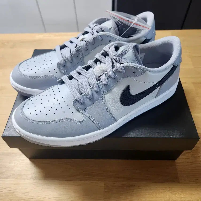 [BUNJANG] Air Jordan 1 Low Golf Wolf Grey Shoes / 조던 1 로우 골프 울프 그레이