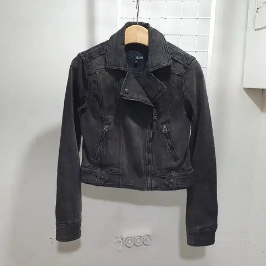 [BUNJANG] MIXXO Crop Denim Jacket (Woman S-55) / 미쏘 크롭 데님자켓 (WOMAN S-55)