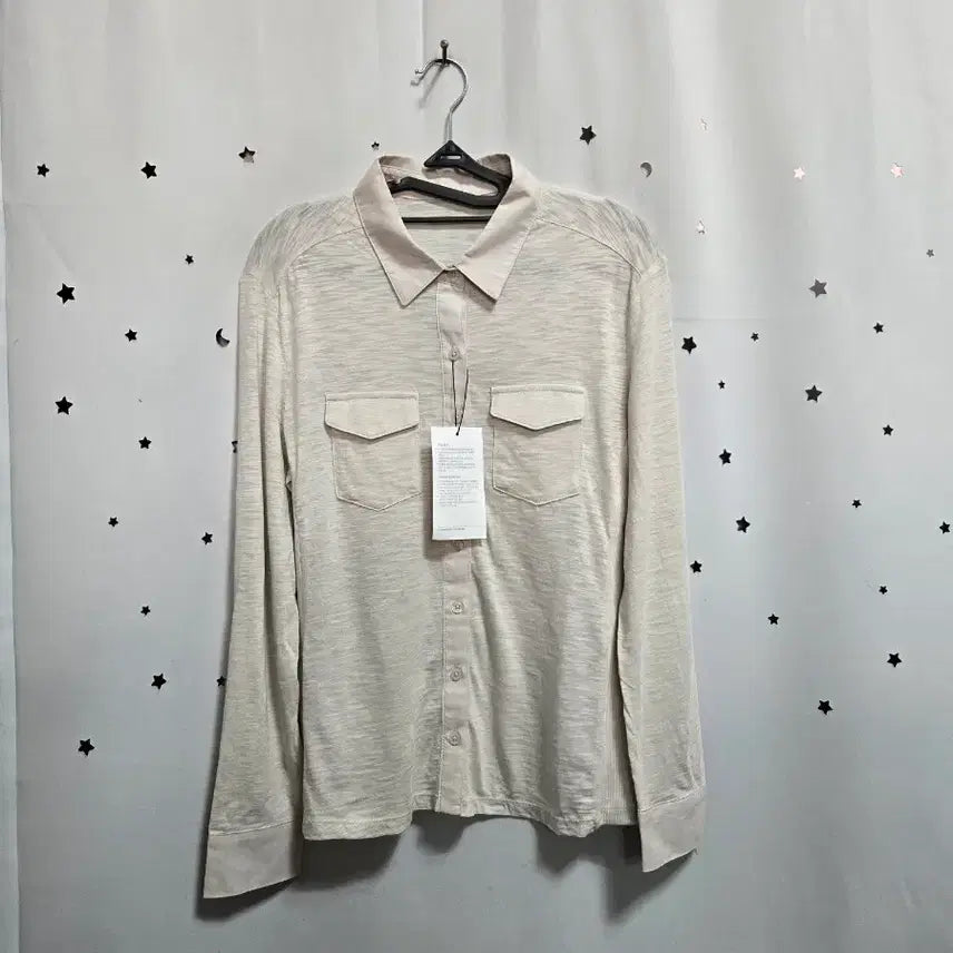 [BUNJANG] Edge 3-Piece Pocket Long Sleeve Shirt / 엣지 3종 포켓 긴팔 셔츠 95