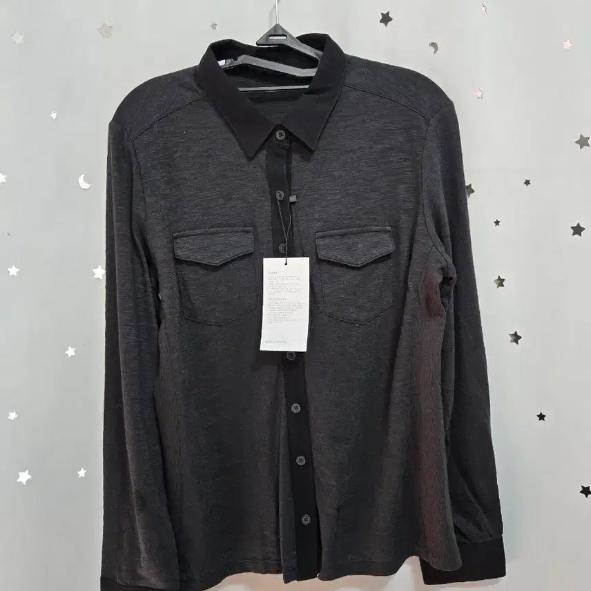 [BUNJANG] Edge 3-Piece Pocket Long Sleeve Shirt / 엣지 3종 포켓 긴팔 셔츠 95