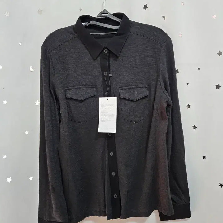 [BUNJANG] Edge 3-Piece Pocket Long Sleeve Shirt / 엣지 3종 포켓 긴팔 셔츠 95