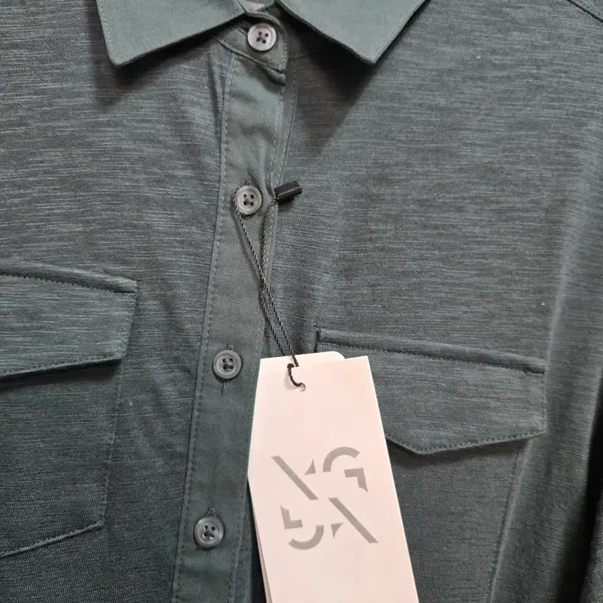 [BUNJANG] Edge 3-Piece Pocket Long Sleeve Shirt / 엣지 3종 포켓 긴팔 셔츠 95