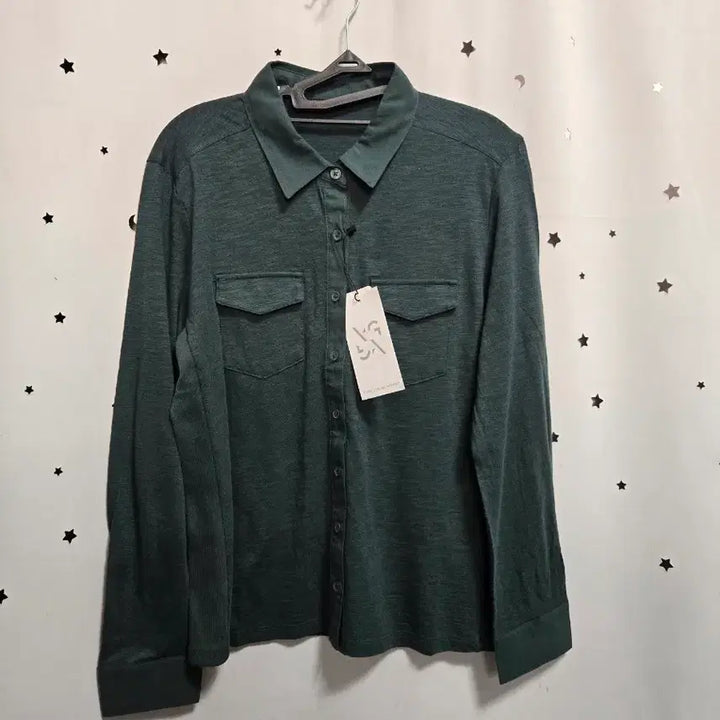 [BUNJANG] Edge 3-Piece Pocket Long Sleeve Shirt / 엣지 3종 포켓 긴팔 셔츠 95
