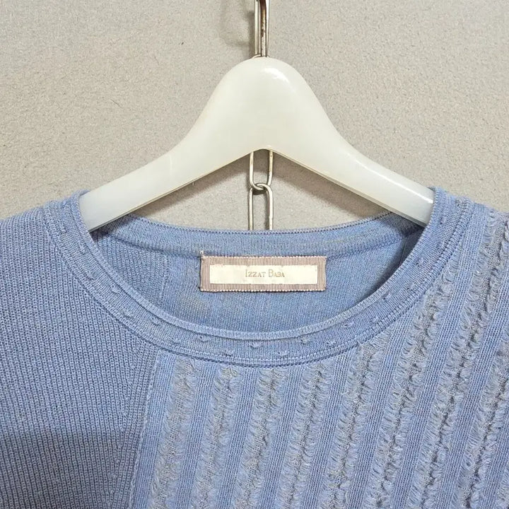 [BUNJANG] Aizatbaba Blue Knit Sweater / 아이잣바바 블루 니트 n3461