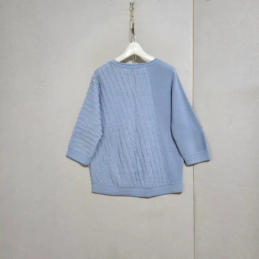 [BUNJANG] Aizatbaba Blue Knit Sweater / 아이잣바바 블루 니트 n3461