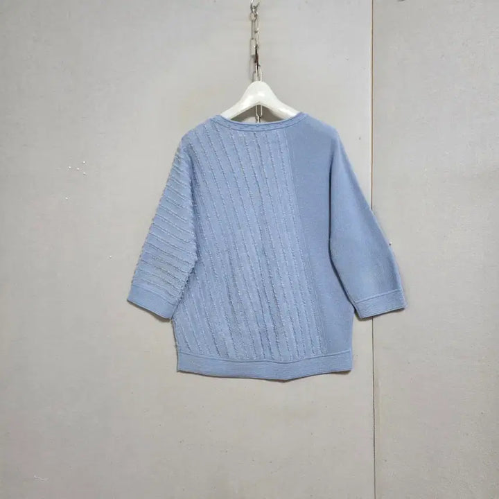 [BUNJANG] Aizatbaba Blue Knit Sweater / 아이잣바바 블루 니트 n3461