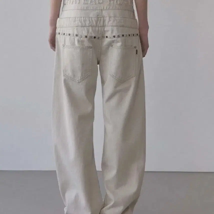 [SOLD OUT] 스컬프터 Beaded Layered Denim Pants