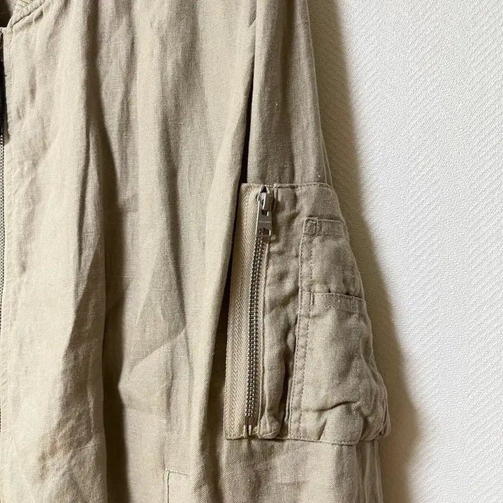 [BUNJANG] All Saints Linen Bomber Jacket M / 올세인츠 린넨 봄버 자켓 m