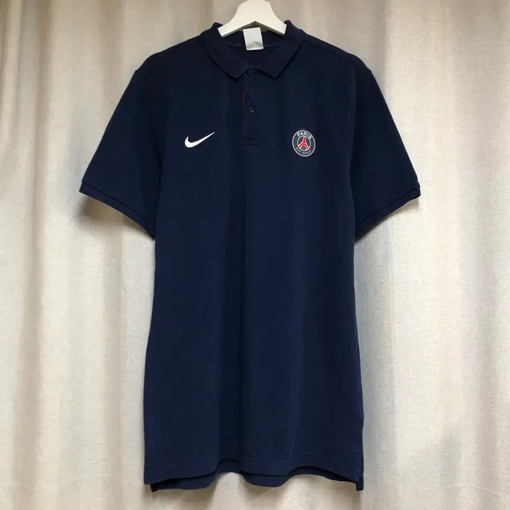 [BUNJANG] Nike Paris Saint-Germain Polo Shirt Navy M / 나이키 파리 PSG 생제르맹 폴로 셔츠 반팔 PK 티셔츠 네이비 M
