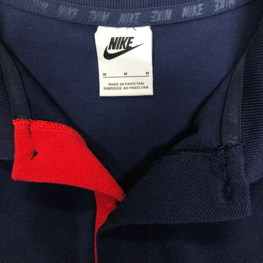[BUNJANG] Nike Paris Saint-Germain Polo Shirt Navy M / 나이키 파리 PSG 생제르맹 폴로 셔츠 반팔 PK 티셔츠 네이비 M