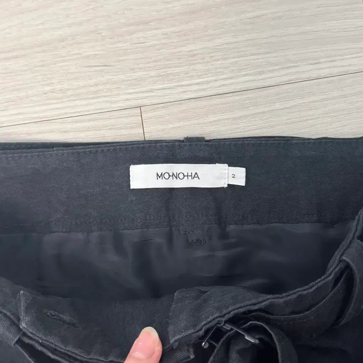 [SOLD OUT] (2) 모노하 벨트 워싱 스커트