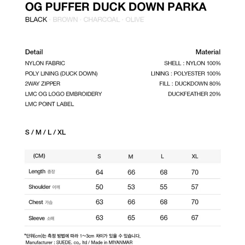 [BUNJANG] LMC OG Puffer Duck Down Parka / LMC   |   OG PUFFER DUCK DOWN PARKA